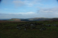 View over open moorland