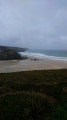 View over the Porthtowan bay