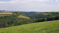 view over West Looe River valley