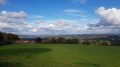 View to Chew Valley lake far away