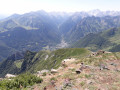 Ville de Cauteret vue du sommet Ville de Cauteret vue du sommet