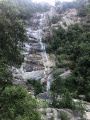 La Cascade du Voile de la Mariée depuis Bocognano