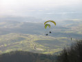vol de parapentes  autour du sommet du Hochblauen