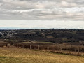 Vue lointaine sur les Alpes