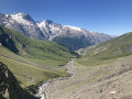 Vu sur la Meije au retour