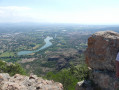 Vu tout en haut sur Fréjus et alentours