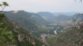 Vue à mi-parcours de la "vallée"