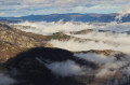 Vue à partir de la crête qui monte au Tour des poignetsgnet