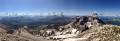 Vue annotée des sommets depuis la Tête de l'Aupet, vers le Sud Vue annotée des sommets depuis la Tête de l'Aupet, vers le Sud