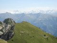 Vue au Nord depuis le Golzentipp