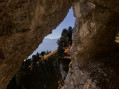 Vue au Sud Est depuis la fenêtre du Tunnel des Trèfles