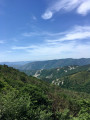 Vue avant d'arriver au sommet