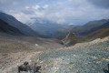 Vue Col du Rocher Blanc c&ocirc;t&eacute; fran&ccedil;ais