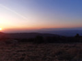 Sunset view of the Ard&egrave;che mountains
