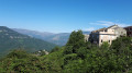 Vue de Carogne et la vallée peu après le départ