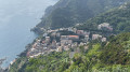 Vue de l'arrivée à Riomaggiore