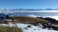 Vue de la cabane du berger