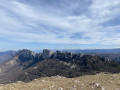 Vue de la croix de pierre chauve
