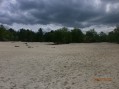 Vue de la mer de sable