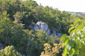 Vue de la vallée du sommet du tombeau de Marie Joly Vue de la vallée du sommet du tombeau de Marie Joly