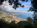 Vue de Monaco et de l'Italie