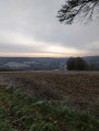 Vue de Verlin un soir gelé