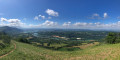 Vue dégagée sur le Rhône