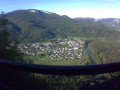 Vue depuis la chapelle Saint-Romain sur la vallée de la Bienne.