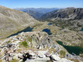 Vue depuis la cime des Lacs