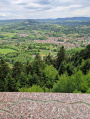 Vue depuis la Roche M&egrave;re  sur tous les petits villages vosgiens