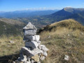 Le Pic Chauve depuis la Maison Forestière des Sauvas