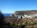 Vue depuis le Col Natural vers la route du Col de Rousset