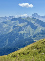 Vue depuis le lac des Peyre