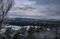 Vue depuis le Montbard en plein hiver