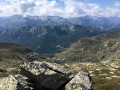 Vue depuis le Pic de Crède Vue depuis le Pic de Crède