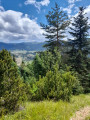 Vue depuis le sentier au-dessus du chenil