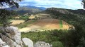 Le Vieux Roquefort et la Chapelle Saint-André depuis le Grand Caune