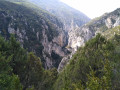 Vue des gorges sur le sentier du Bastidon Vue des gorges sur le sentier du Bastidon