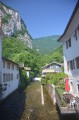 Vue du centre village sur le pont de la rue du Vercors (retour par le point 8 )