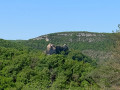 Vue du château de Penne sur le retour