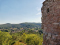 Vue du Château du Ramstein