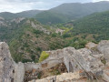Vue du château sur le village de Termes Vue du château sur le village de Termes