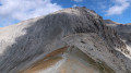 View of the pass and the summit