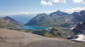 Vue du lac depuis le col