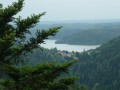 Vue du lac depuis les hauteurs