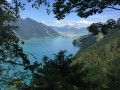 Vue du lac en hauteur