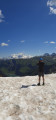 Vue du Mont Blanc et du lac de Saint Guérin