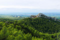 Rocher des Deux Trous, Mont Gaussier und Lac du Peirou über die Leitern