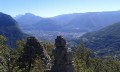 vue du pied de l'Aiguille de Quaix