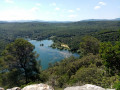 Vue du point le plus haut du parcours